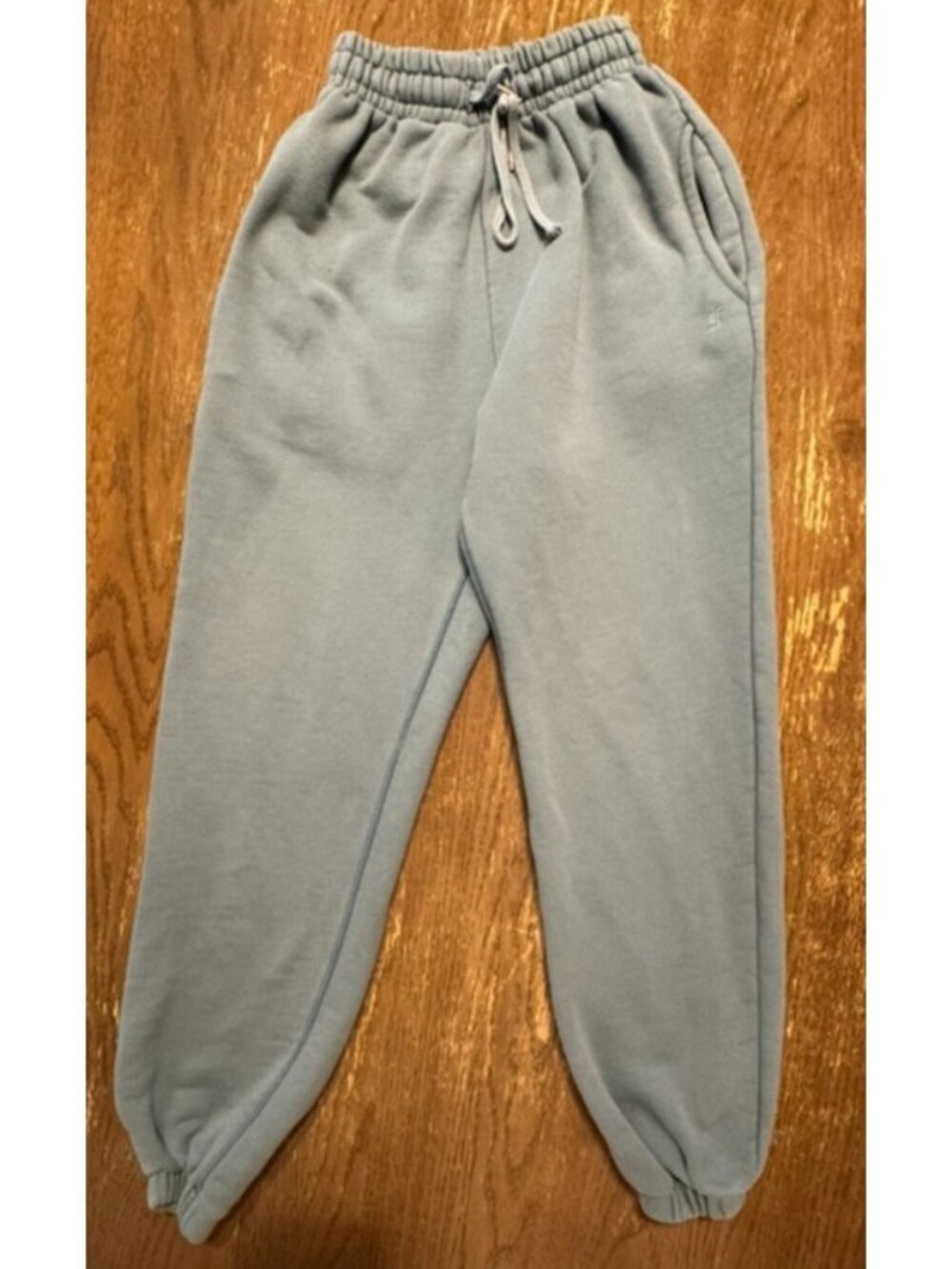 Frankie Shop Vanessa Sweatpants XS Blue Teal Jogger Baggy Track Pant Lounge Edit
